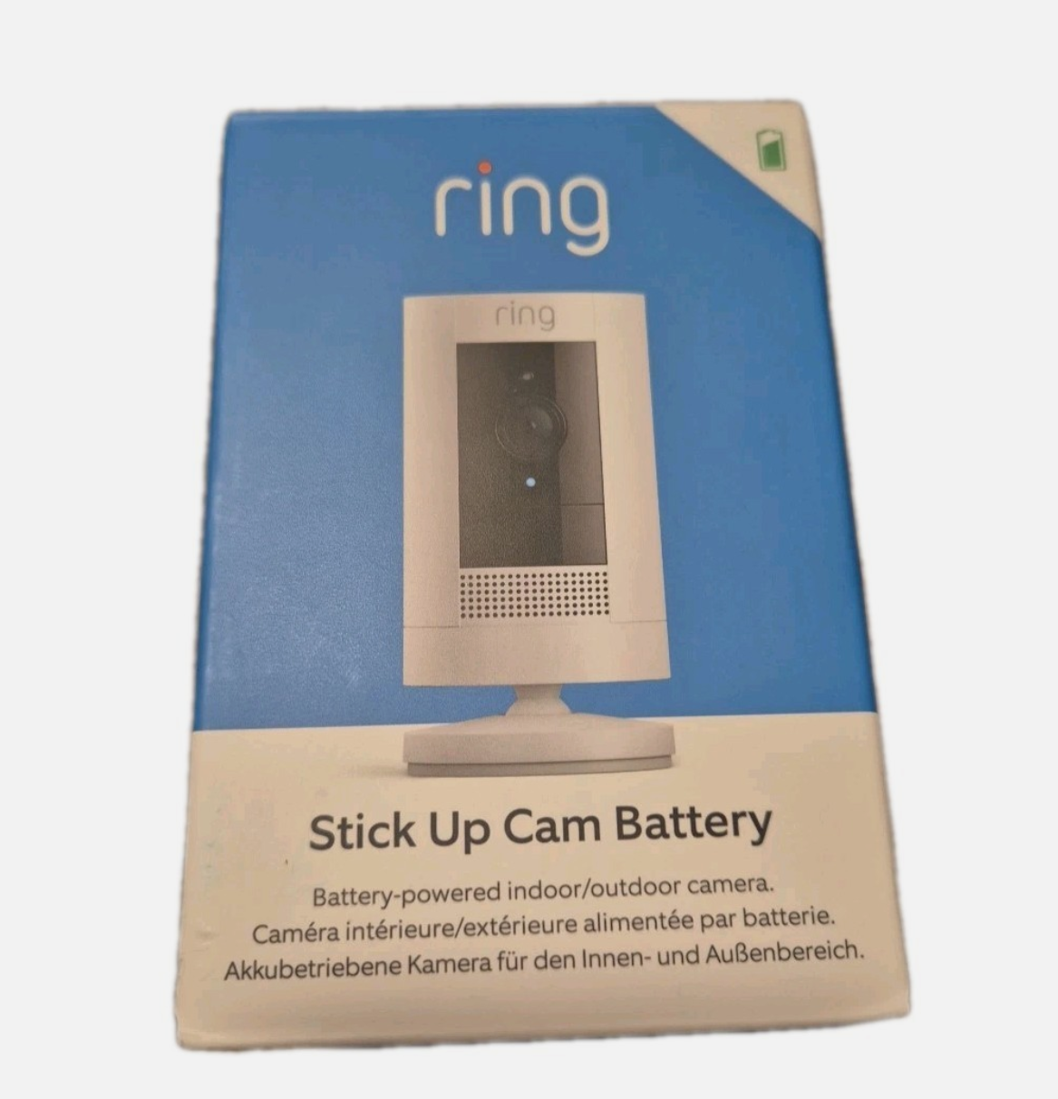 RING Stick Up Cam Battery – Außenkamera mit HD-Video & Alexa