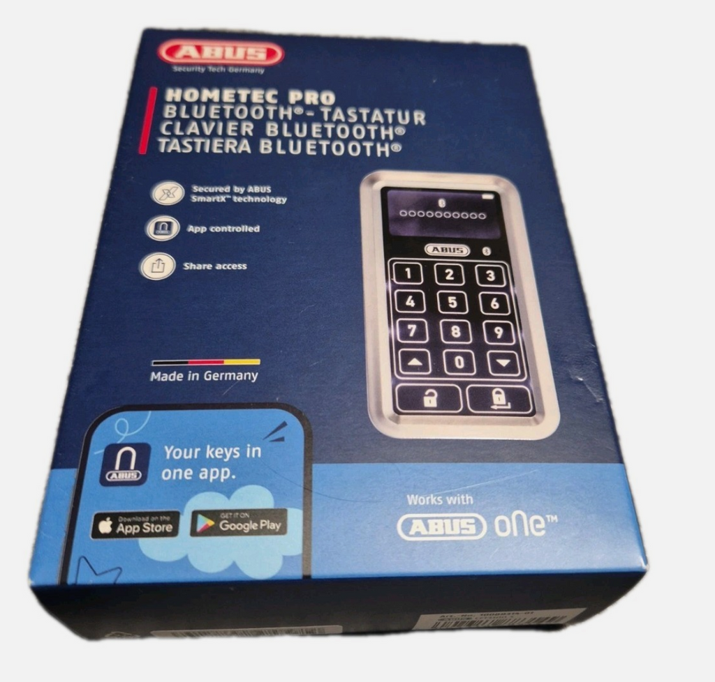 ABUS CFT3100s Digitales Codeschloss Aufbau-Tastatur 6V – Silber