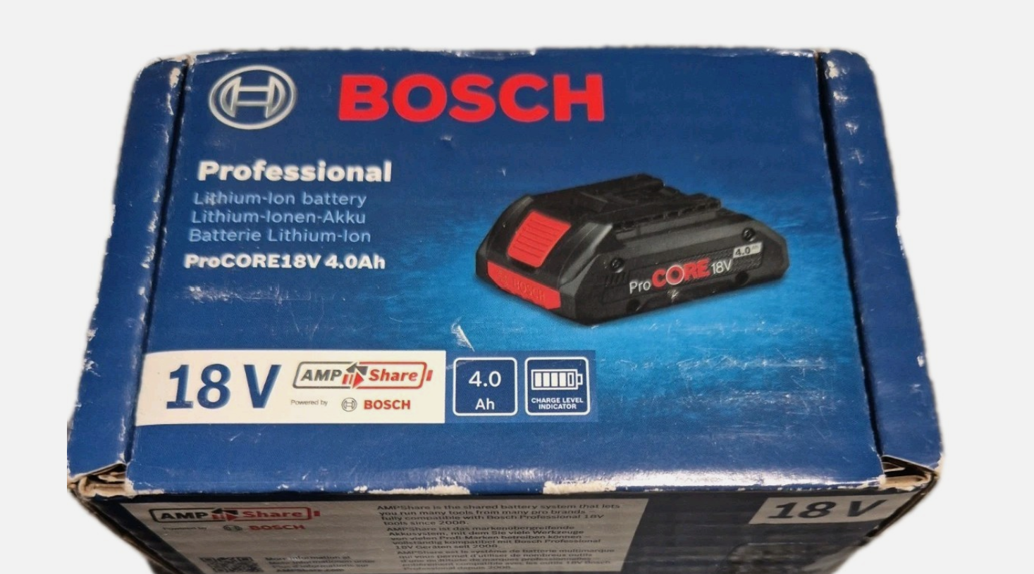 Bosch ProCore 18V 4.0Ah Akkupack (1600A016GB) – Schwarz