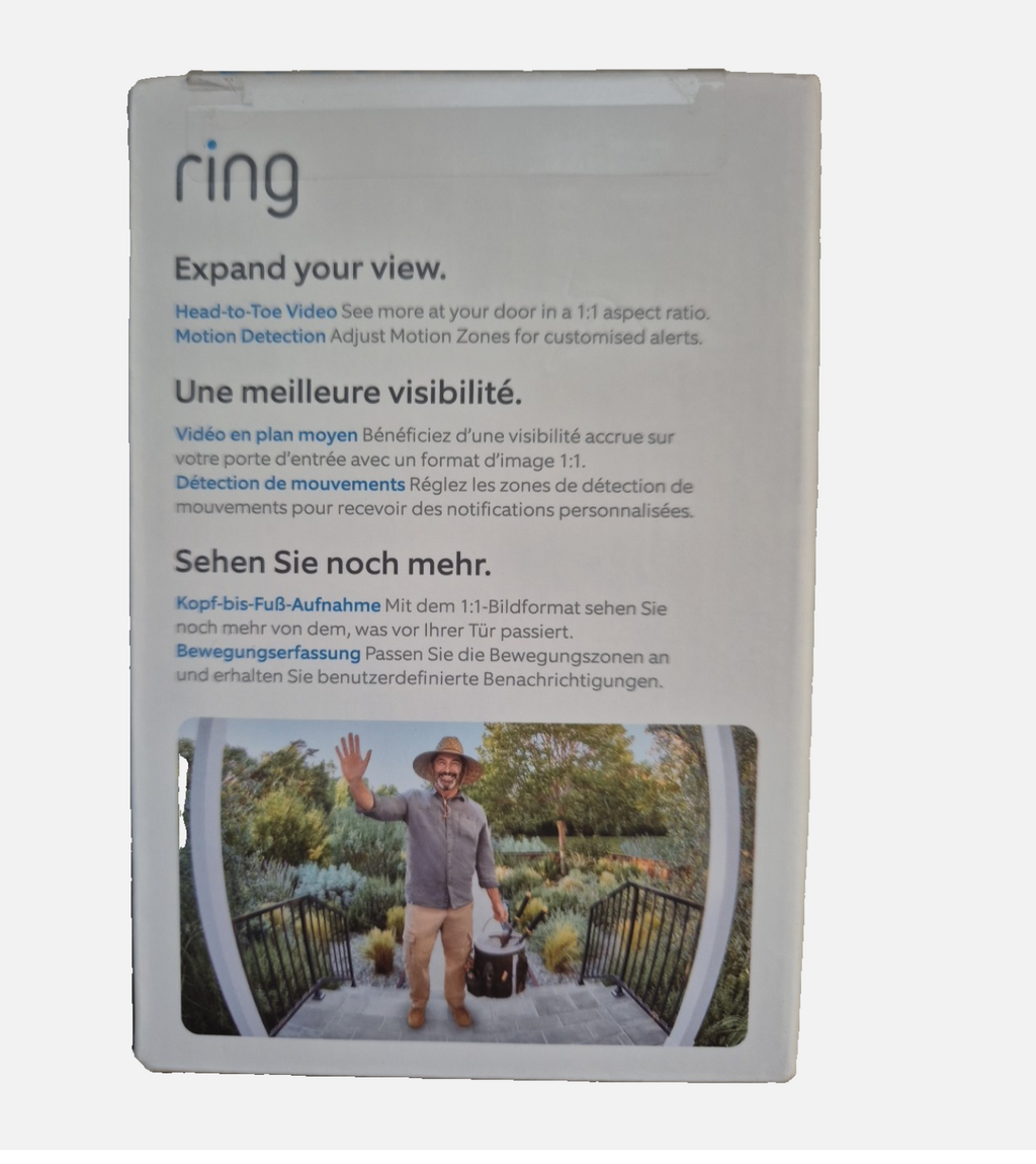 Ring Battery Doorbell Plus – Satin Nickel