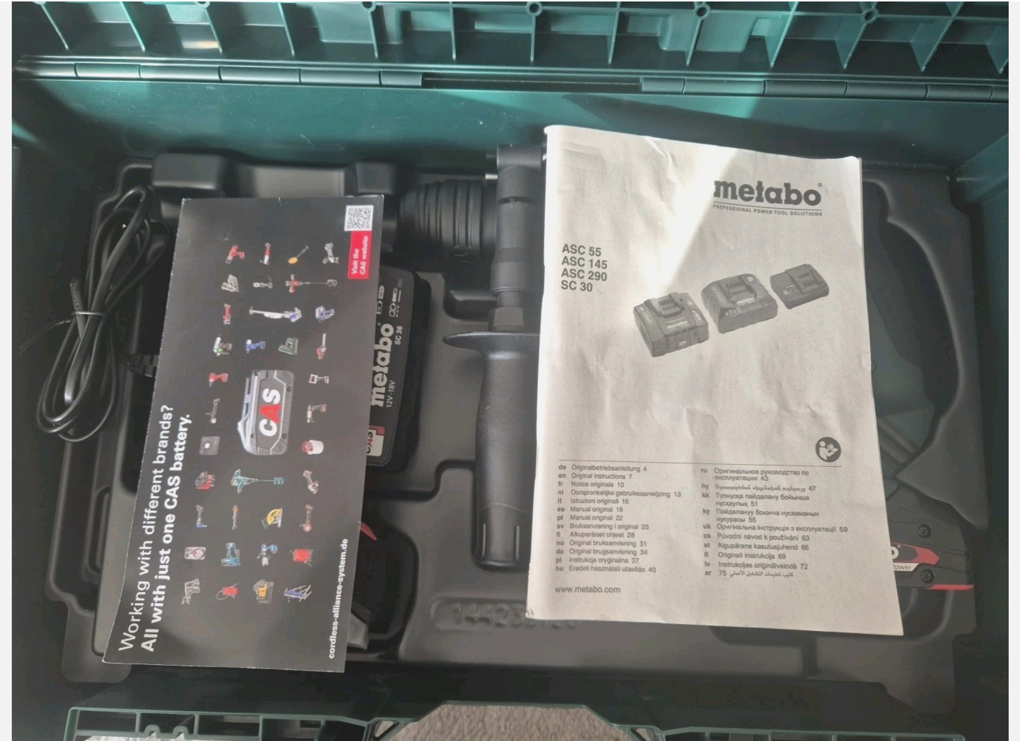 Metabo BH 18 LTX BL16 SDS-Plus Akku-Bohrhammer mit 2 Akkus & Ladegerät