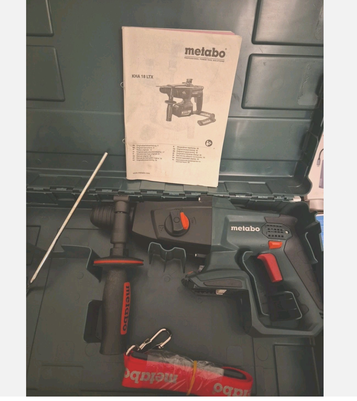 Metabo KHA 18 LTX Akku-Bohrhammer 18V SDS-Plus (600210860) – ohne Akku